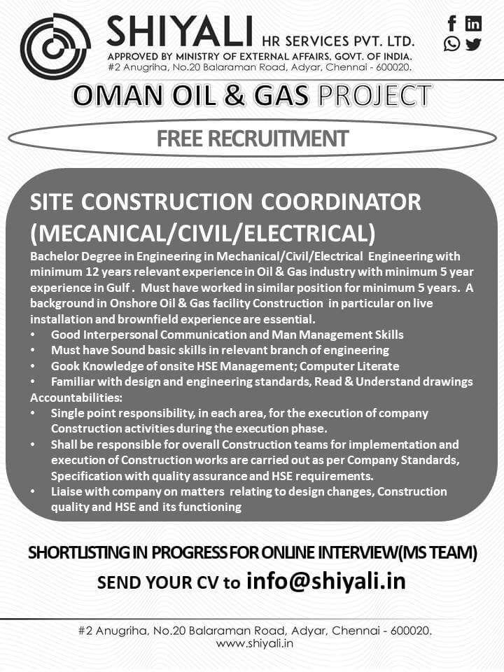 Jobs in Oman oil and gas 