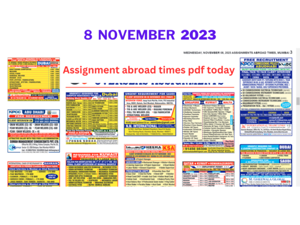 assignment abroad times pdf today 2021 free download