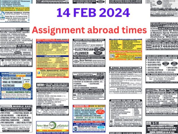 assignment abroad 23 july 2022