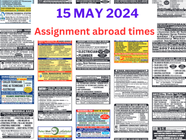assignment abroad times news paper pdf