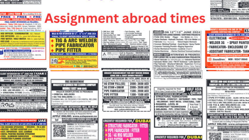 Assignment Abroad Times Today Newspaper PDF, 29 June 2024