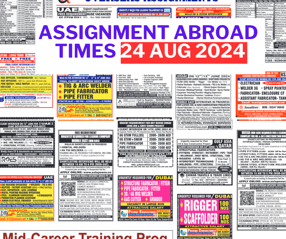 assignment abroad newspaper today pdf