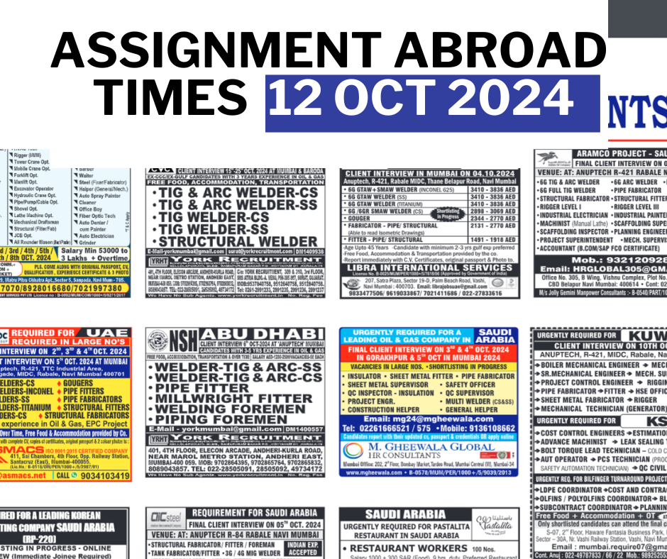 assignment abroad newspaper today pdf