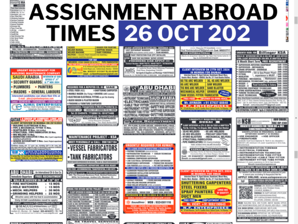 Assignment abroad times pdf today