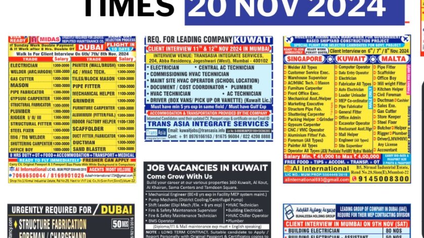 Assignment abroad times newspaper