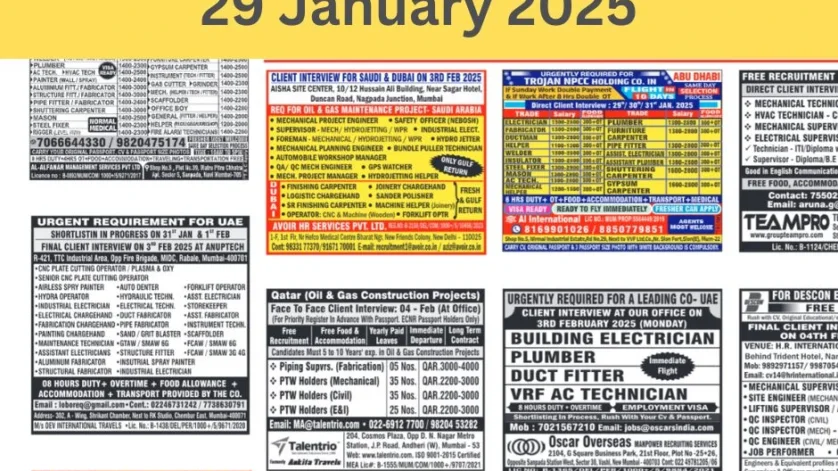 Assignment Abroad Times PDF Today Newspaper, 29th January 2025