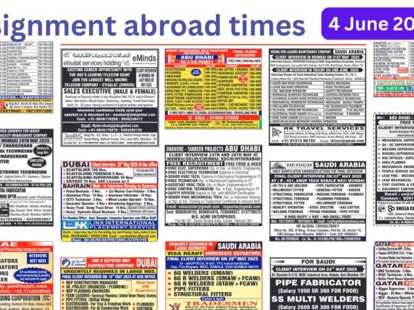 Assignment abroad times today 4 june 2025