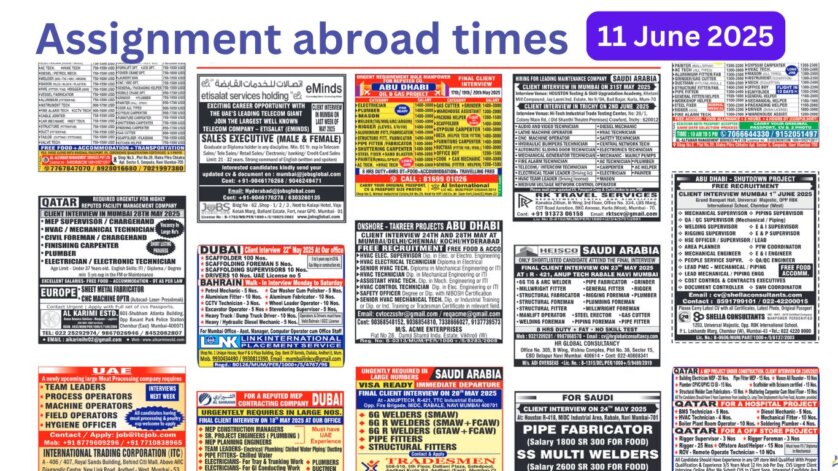 Assignment abroad times today 11 june 2025